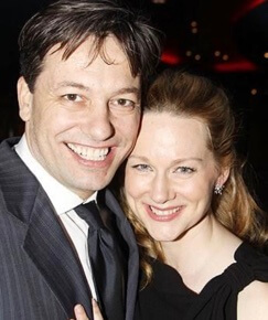 Marc Schauer with his wife Laura Linney